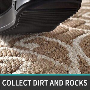 Indoor Rugs for Front Entrance Rug Entry Non Slip Washable,19.5"x31.5",Brown